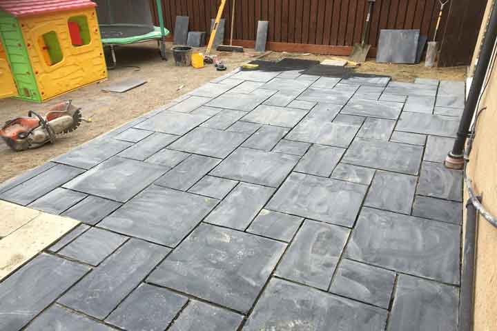 Stone How To Lay Natural Patio, How To Lay A Limestone Patio